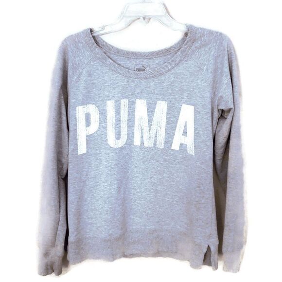 Puma Tops - PUMA Grey Sweatshirt Size Small